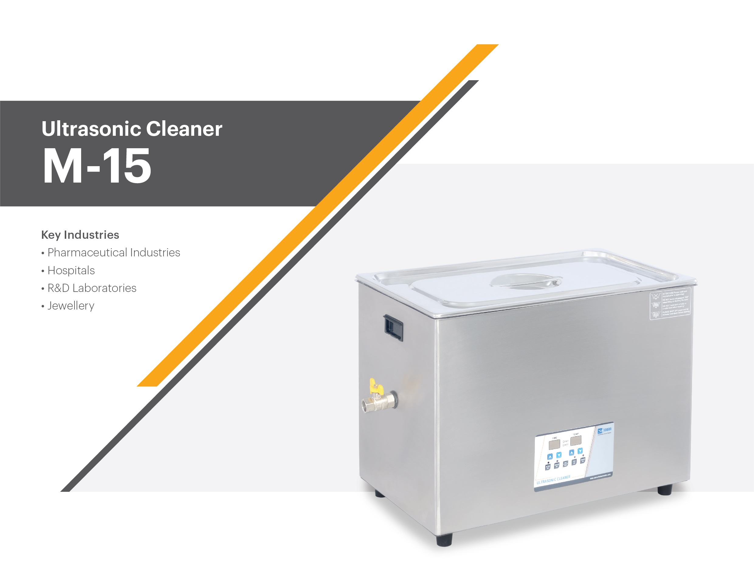 Ultrasonic cleaner, M-15 - Image 1